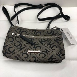 Kenneth Cole Two Tone Gray/Black Hand Bag